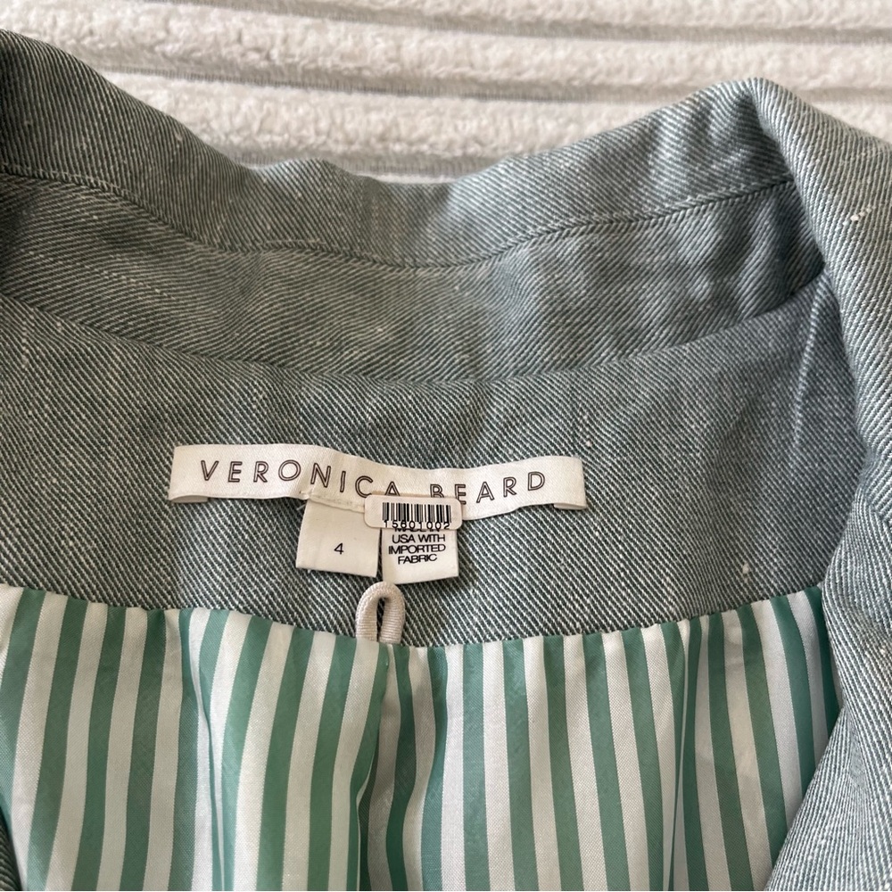 Veronica Beard Linen Blazer - Picture 9 of 10